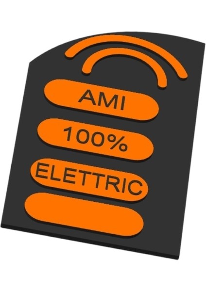 Citroen Ami Sol Ayak Dayama 3D Şık Tasarım fiyatları