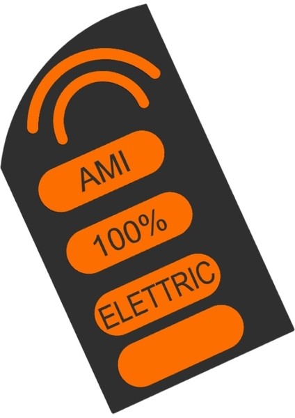 Citroen Ami Sol Ayak Dayama 3D Şık Tasarım modelleri