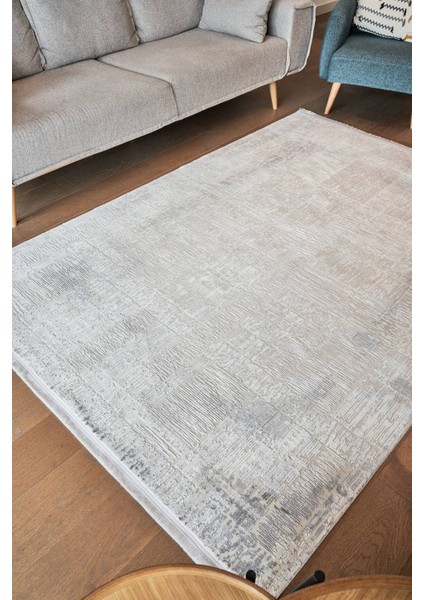 Calista 1711 Gri - Viskon Dokuma Halı | Modern Salon Halısı