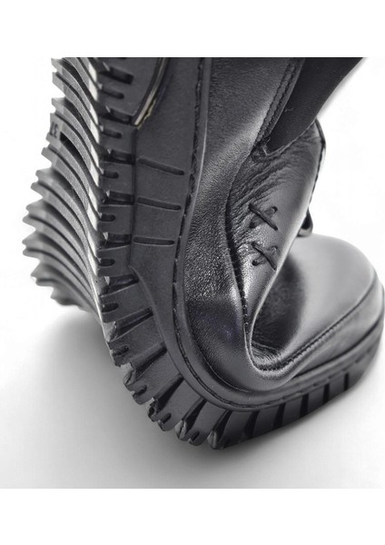 4219 Tam Ortopedik %100 Hakiki Deri Günlük Ayakkabı Kadın Ayakkabı Kaymaz Taban