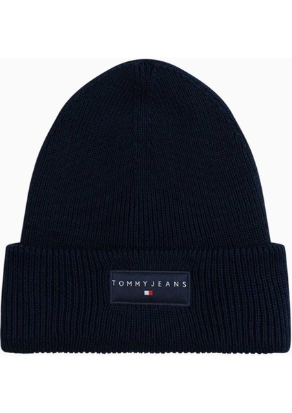 Çizgisel Logolu Erkek Bere