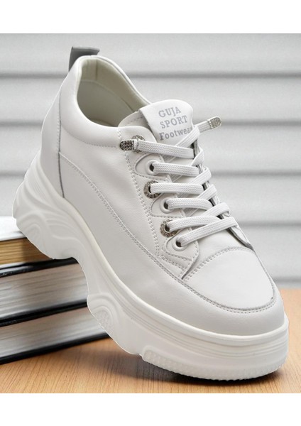 Full Ortopedik Taban Günlük Kadın Spor Ayakkabı Kalın Taban Içten Dolgu Taban Guja 25K314