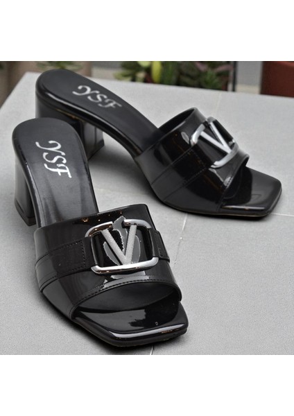 200V Düz Model 5cm Kadın Topuklu Terlik Ayakkabı Düğün Nişan Abiye fiyatları