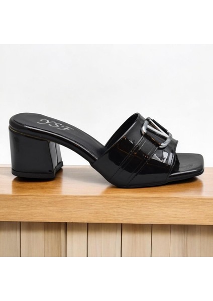 200V Düz Model 5cm Kadın Topuklu Terlik Ayakkabı Düğün Nişan Abiye modelleri