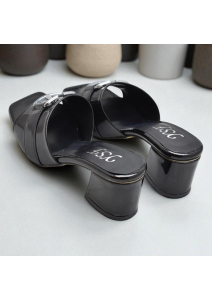 200V Düz Model 5cm Kadın Topuklu Terlik Ayakkabı Düğün Nişan Abiye fırsatları