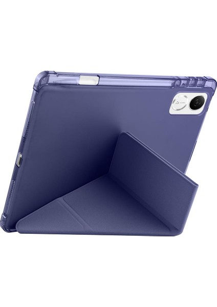 Honor Pad Gt 11.5 Inç 2025 Uyumlu Kılıf Kalem Bölmeli Tri Folding Standlı Arkası Silikon Kapak indirimleri