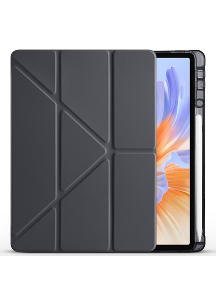 Honor Pad V9 11.5 Inç 2024 Uyumlu Kılıf Kalem Bölmeli Tri Folding Standlı Arkası Silikon Kapak fiyatları