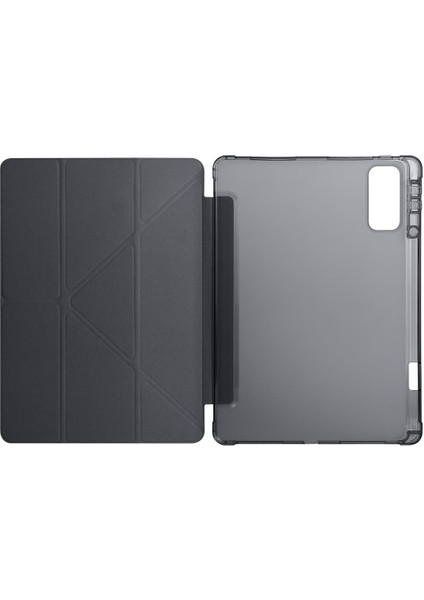 Honor Pad V9 11.5 Inç 2024 Uyumlu Kılıf Kalem Bölmeli Tri Folding Standlı Arkası Silikon Kapak modelleri