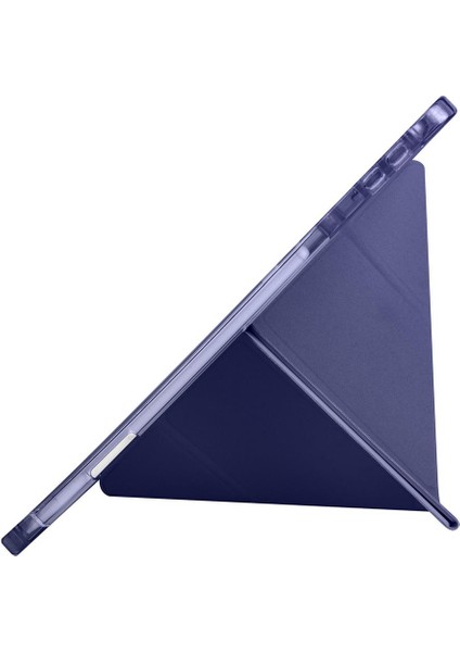 Honor Pad V9 11.5 Inç 2024 Uyumlu Kılıf Kalem Bölmeli Tri Folding Standlı Arkası Silikon Kapak fırsatları