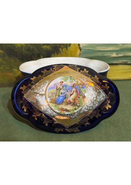 Jlmenau Porselen Damla Mineli Bonboniyer 17,5 cm 11,5 cm 9 cm Ölçülerinde fırsatları