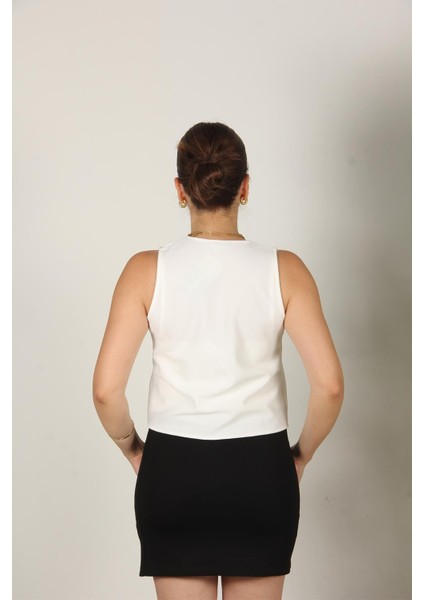 6514 (N-2126) Bağlamalı Ottoman Kısa Yelek