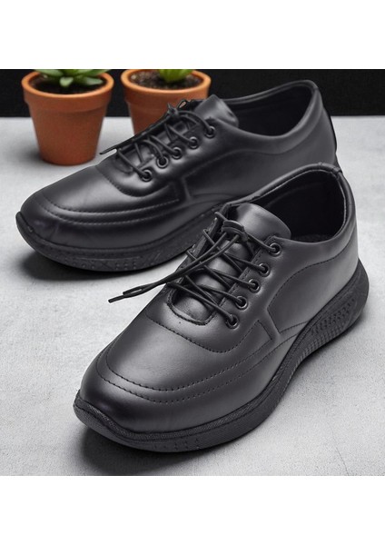 701 Tam Ortopedik Taban Hakiki Deri Erkek Ayakkabı Kadın Ayakkabı Kaymaz Taban Unisex Ayakkabı Lastikli Bağcık fiyatları