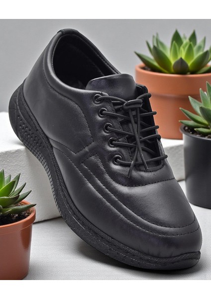 701 Tam Ortopedik Taban Hakiki Deri Erkek Ayakkabı Kadın Ayakkabı Kaymaz Taban Unisex Ayakkabı Lastikli Bağcık indirimleri