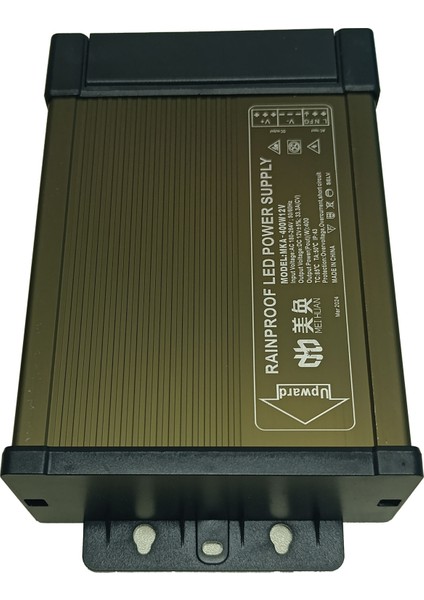 Dış Mekan Yağmur Geçirmez Güç Kaynağı DC12V 400W Trafo