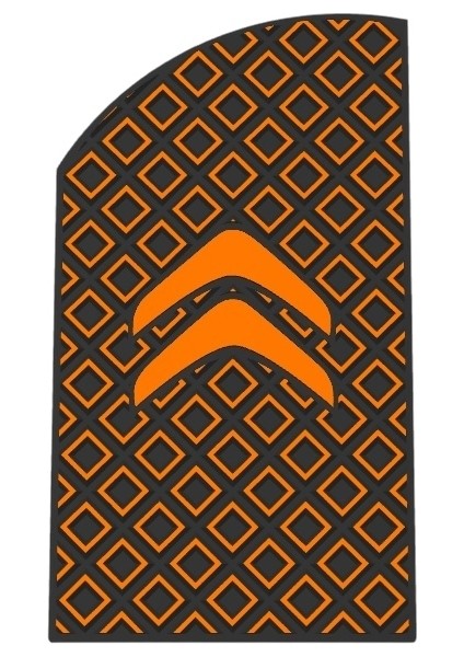 Citroen Ami Sol Ayak Dayama 3D Şık Tasarım modelleri