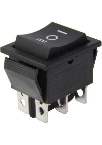 Geniş Işıksız 6 Pinli Yaylı Anahtar (Mom-Off-Mom) IC-110