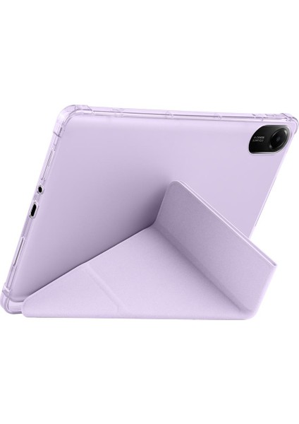 Redmi Pad 2 2025 11 Inç Uyumlu Kılıf Kalem Bölmeli Tri Folding Standlı Arkası Silikon Kapak indirimleri