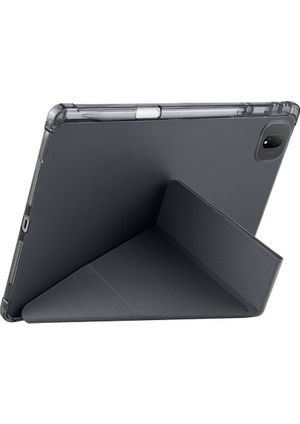Honor Pad Gt Pro 12.3 Inç 2024 Uyumlu Kılıf Kalem Bölmeli Tri Folding Standlı Arkası Silikon Kapak indirimleri
