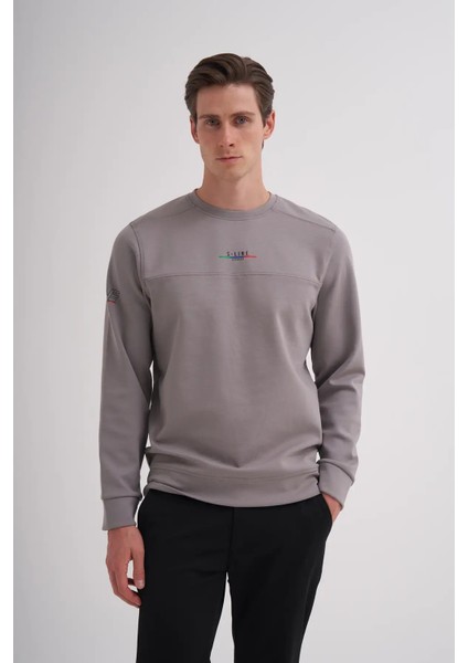 Regular Fit Scuba Kumaş Pamuk Karışımlı S-Line Baskılı SWEATSHIRT-52380 fiyatları