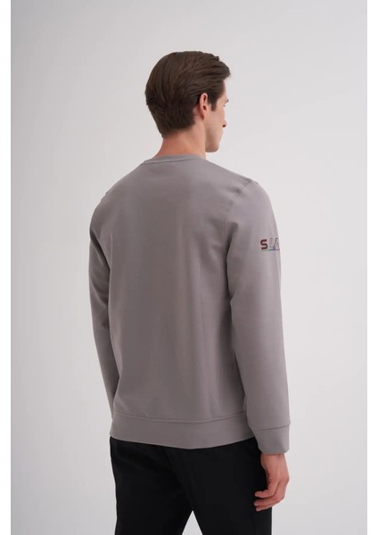 Regular Fit Scuba Kumaş Pamuk Karışımlı S-Line Baskılı SWEATSHIRT-52380 modelleri