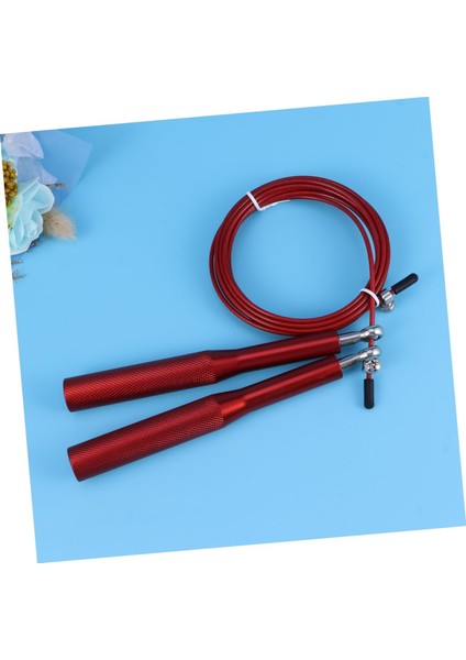 Profesyonel Atlama Ipi Çelik Halatlı Metal Zıplama Ipi Crossfit Rulmanlı Hızlı Atlama Ipi 3 mt