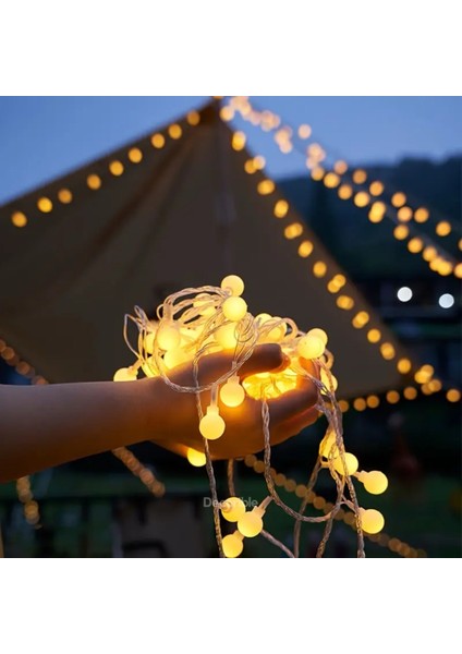 Lightball Elektrikli Iç Mekan Dekoratif Aydınlatma 50 Top LED 5 Metre modelleri