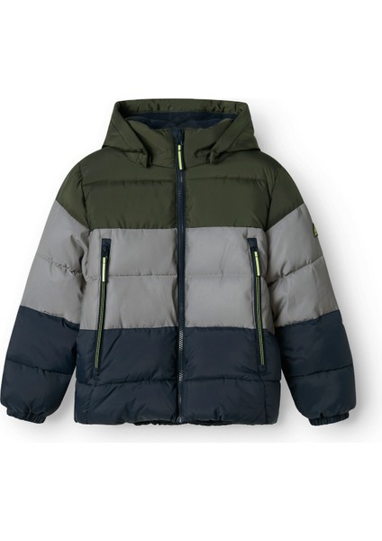 Nkmmontel Puffer Jacket R Yeşil Erkek Çocuk Mont