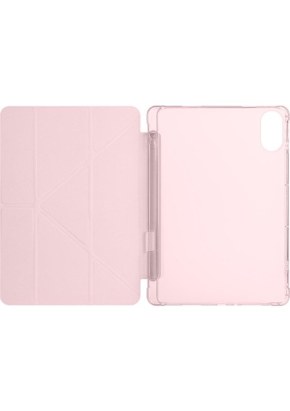Redmi Pad 2 2025 11 Inç Uyumlu Kılıf Kalem Bölmeli Tri Folding Standlı Arkası Silikon Kapak modelleri