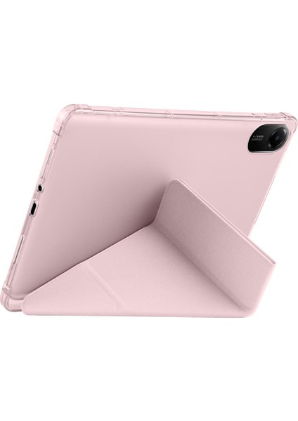 Redmi Pad 2 2025 11 Inç Uyumlu Kılıf Kalem Bölmeli Tri Folding Standlı Arkası Silikon Kapak indirimleri