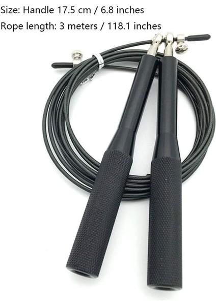 Profesyonel Atlama Ipi Çelik Halatlı Metal Zıplama Ipi Crossfit Rulmanlı Hızlı Atlama Ipi 3 mt fiyatları