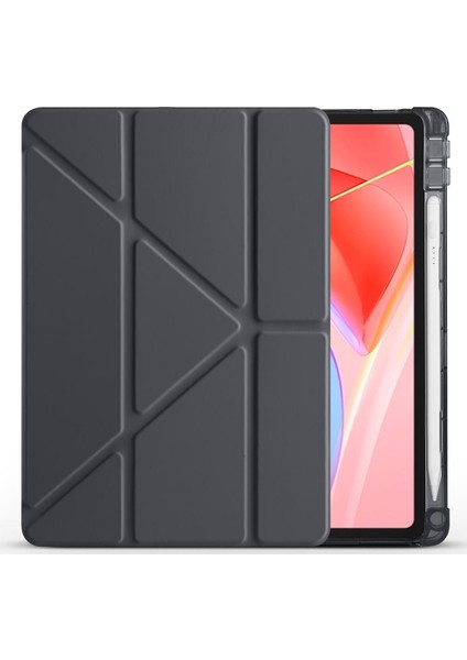 Lenovo Tab TB311FU 2025 10.1 Inç Uyumlu Kılıf Kalem Bölmeli Tri Folding Standlı Arkası Silikon Kapak fiyatları