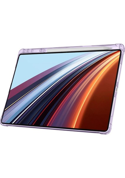 Honor Pad Gt Pro 12.3 Inç 2024 Uyumlu Kılıf Kalem Bölmeli Tri Folding Standlı Arkası Silikon Kapak fırsatları