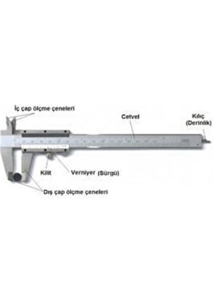 Mekanik Kumpas 150 mm Metal Kasa Analog Ekranlı Tek Parça Ölçüm Aleti fiyatları