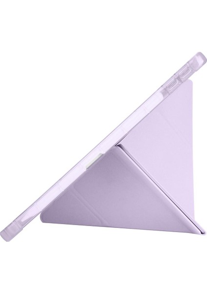 Lenovo Tab TB311FU 2025 10.1 Inç Uyumlu Kılıf Kalem Bölmeli Tri Folding Standlı Arkası Silikon Kapak fırsatları