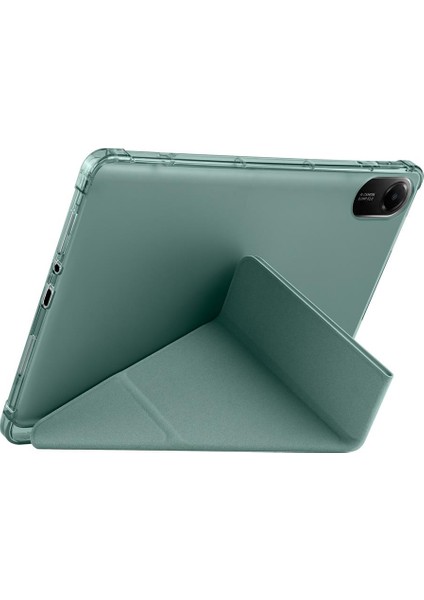 Redmi Pad 2 2025 11 Inç Uyumlu Kılıf Kalem Bölmeli Tri Folding Standlı Arkası Silikon Kapak indirimleri