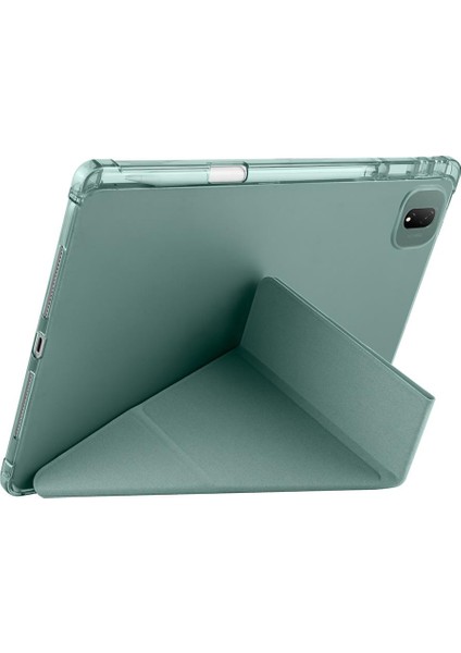 Honor Pad Gt Pro 12.3 Inç 2024 Uyumlu Kılıf Kalem Bölmeli Tri Folding Standlı Arkası Silikon Kapak indirimleri