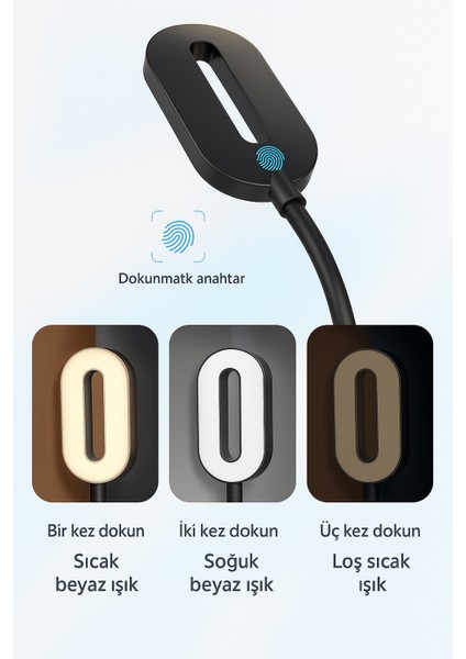 3’ü 1 Arada Kalemlik Masa Lambası + Kablosuz Şarj Aleti (15W) modelleri