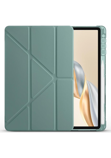 Honor Pad X9A 11.5 Inç 2025 Uyumlu Kılıf Kalem Bölmeli Tri Folding Standlı Arkası Silikon Kapak fiyatları