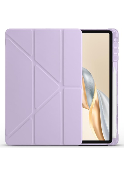Honor Pad X9A 11.5 Inç 2025 Uyumlu Kılıf Kalem Bölmeli Tri Folding Standlı Arkası Silikon Kapak fiyatları