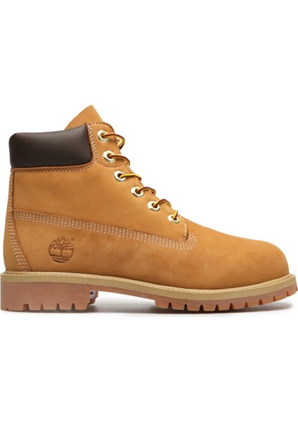 Premium 6 Inch Lace Up Sarı Unisex Outdoor Bot