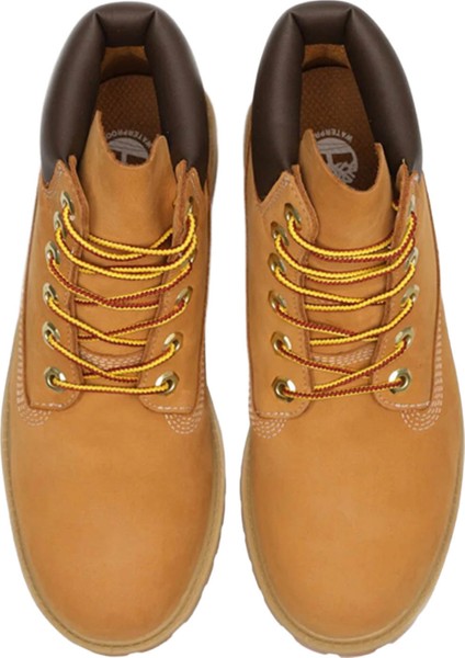 Premium 6 Inch Lace Up Sarı Unisex Outdoor Bot