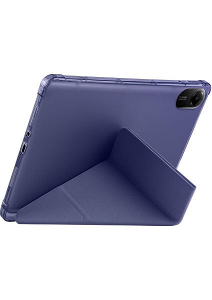 Redmi Pad 2 2025 11 Inç Uyumlu Kılıf Kalem Bölmeli Tri Folding Standlı Arkası Silikon Kapak indirimleri