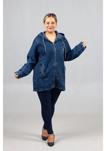 Tarzına Işıltı Kat! Taş Cepli Büyük Beden Kot Mont ile Fark Yarat indirimleri