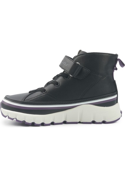 Keltes Jr 5pr Siyah Kız Çocuk High Sneaker modelleri