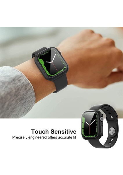 Apple Watch 2 3 4 5 6 7 8 Se Nike Uyumlu 45MM Uyumlu Sert Pc Kasa ve Ekran Koruyucu Kılıf indirimleri