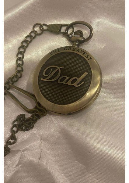 Kapaklı Cep Saati Köstekli Saat Dad