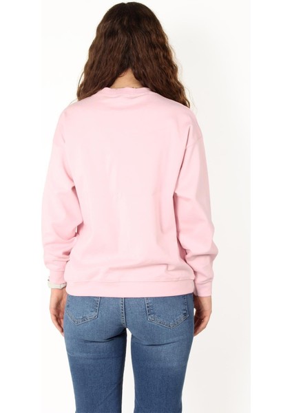 2676 Bisiklet Yaka Çelik Interlok Sweat modelleri