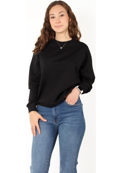 2676 Bisiklet Yaka Çelik Interlok Sweat fiyatları