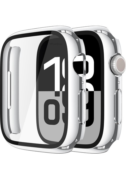 Apple Watch 10 46MM Uyumlu Sert Pc Kasa ve Ekran Koruyucu Kılıf
