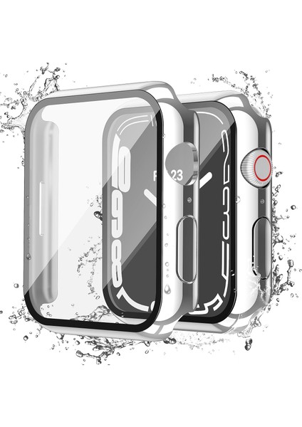 Apple Watch 10 42MM Uyumlu Sert Pc Kasa ve Ekran Koruyucu Kılıf